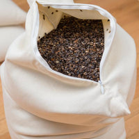 ComfyComfy buckwheat hulls organic cotton supportive pillow